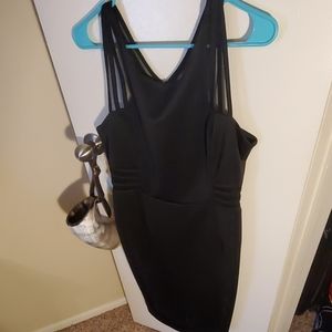 Black cocktail dress